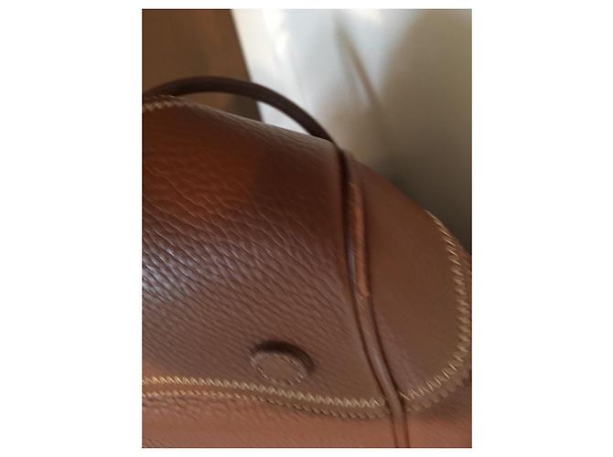 Prada Umhängetasche aus Leder Cognac Silber Hardware - Ansicht 15