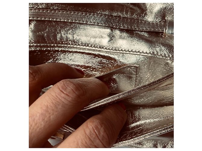 Pochette Gucci in pelle oro D'oro - vista 5