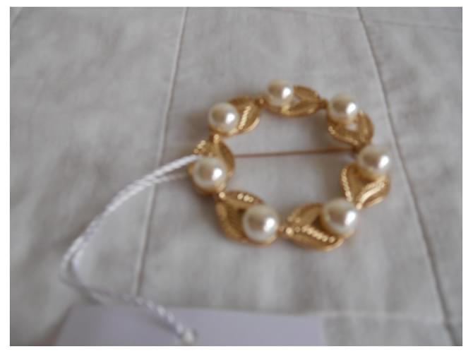 Weekend Max Mara Spilla con perle finte MAX MARA WEEKEND Bianco D'oro - vista 2
