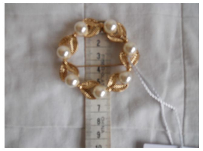 Weekend Max Mara Spilla con perle finte MAX MARA WEEKEND Bianco D'oro - vista 5