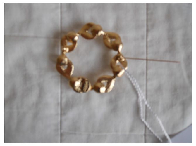 Weekend Max Mara Spilla con perle finte MAX MARA WEEKEND Bianco D'oro - vista 6