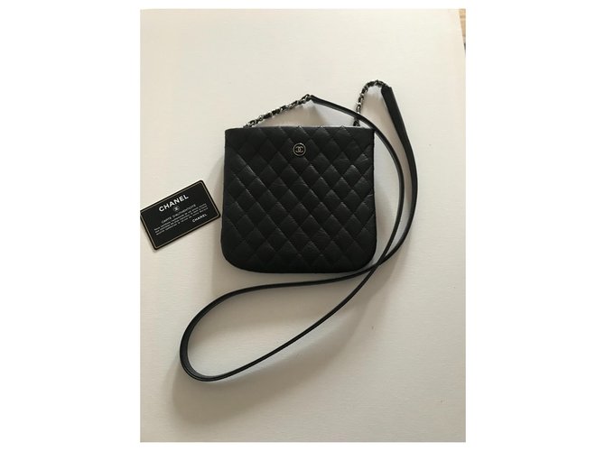 Borsa a tracolla Chanel uniforme Nero - vista 2