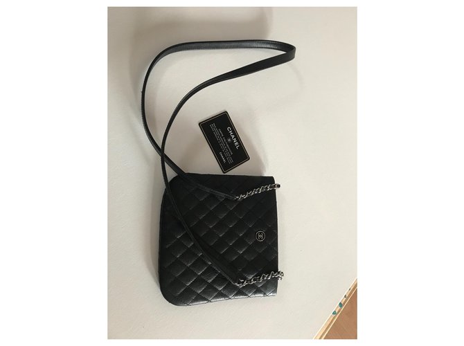 Borsa a tracolla Chanel uniforme Nero - vista 4