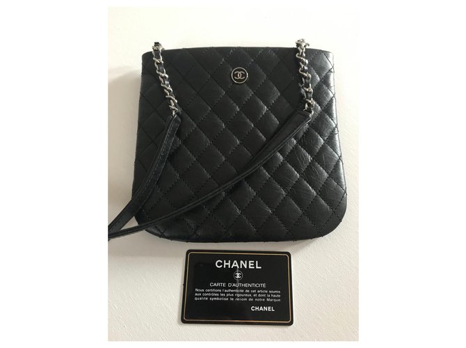 Borsa a tracolla Chanel uniforme Nero - vista 5