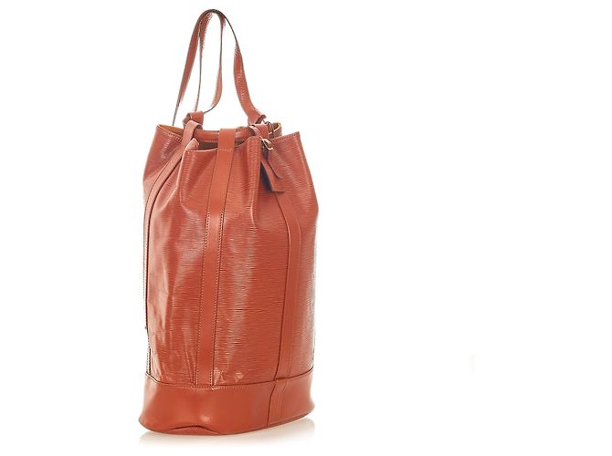 Louis Vuitton Brown Epi Randonnee PM Marrone - vue 2