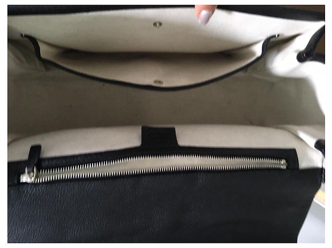 Gucci Bamboo Handtasche aus Pythonleder Schwarz Silber Hardware - Ansicht 10
