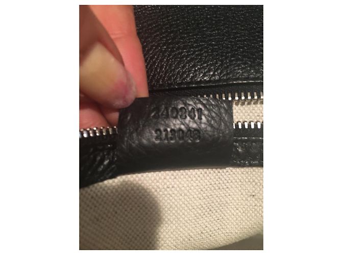 Gucci Bamboo Handtasche aus Pythonleder Schwarz Silber Hardware - Ansicht 18