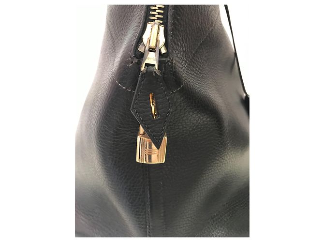 Borsa Hermès Bolide Nera in Pelle Modello Grande Nero - vista 4