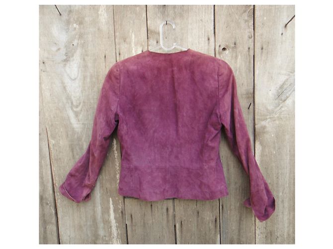 veste en daim Akris t 40 état neuf Lavande - vista 4