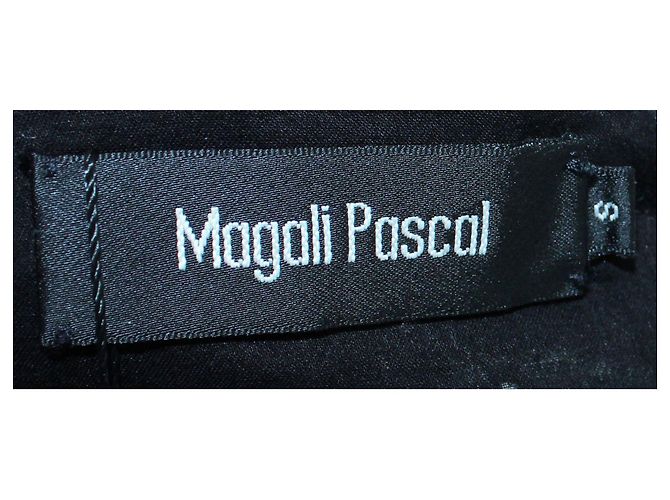 Magali Pascal Vestido bordado con espalda descubierta negro - vista 6