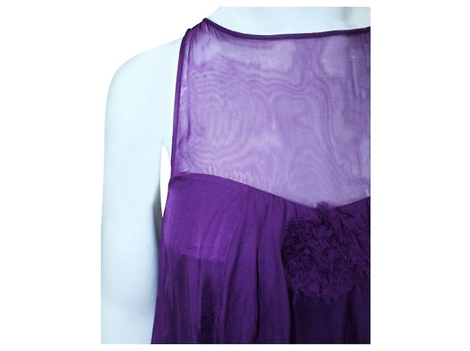 Rebecca Taylor Top de seda morado Púrpura - vista 5
