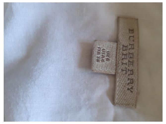 Vestido Burberry Rummy de algodón blanco - vista 2