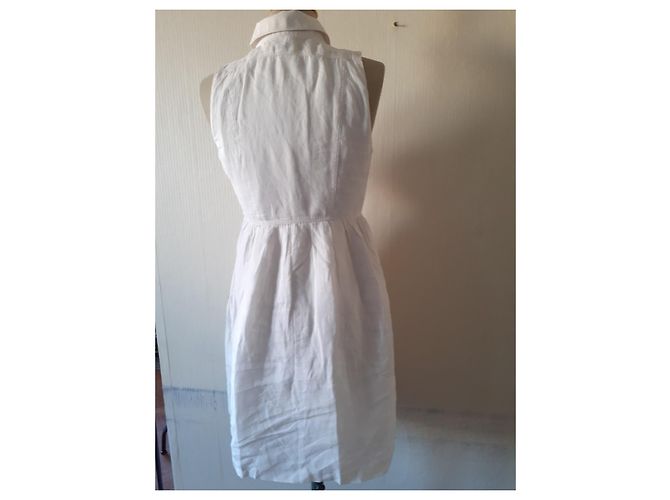 Vestido Burberry Rummy de algodón blanco - vista 3