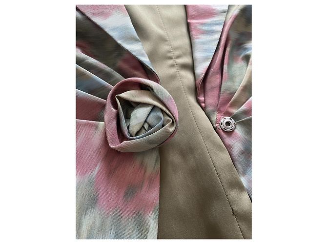Armani Collezioni Printed Fitted Shoulder Jacket Multiple colors - view 4