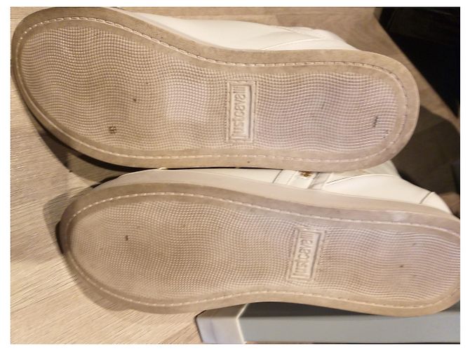 Sneakers Just Cavalli in pelle bianca 38 Bianco - vista 3