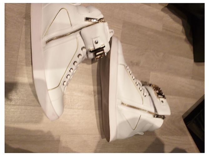 Sneakers Just Cavalli in pelle bianca 38 Bianco - vista 5