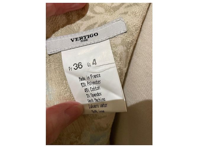 Vertigo Kleid Mehrfarbig Baumwolle Polyester Gr. 36 Mehrfarben - Ansicht 4