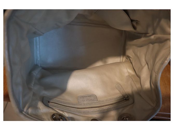 Christian Dior Lady Dior MM Borsa in camoscio argento - vista 8