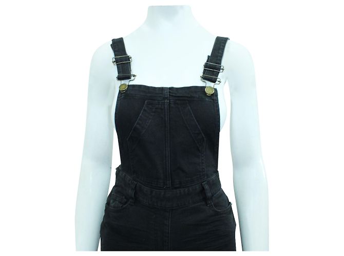 Maje Salopette di jeans nera - vista 5