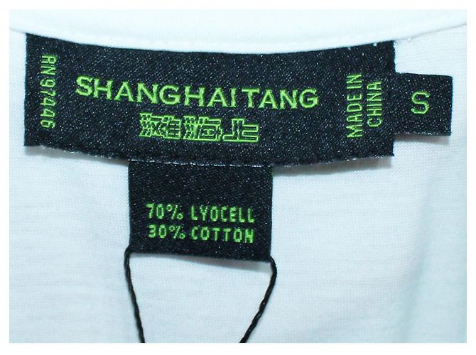 Shanghai Tang Camiseta blanca con estampado de caballos Blanco - vista 6