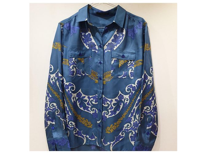 Etro camicia seta multicolor paisley Multicolore - vista 9