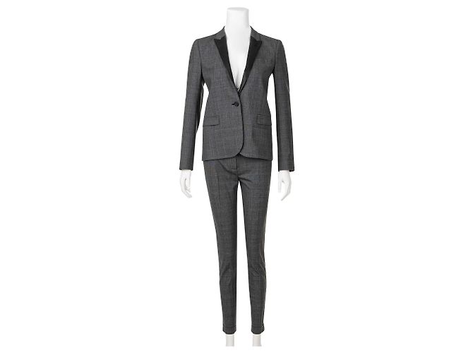 The Kooples Abito in pelle con revers a scacchi - vista 2
