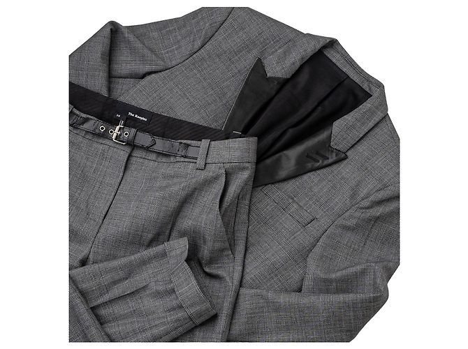 The Kooples Abito in pelle con revers a scacchi - vista 5