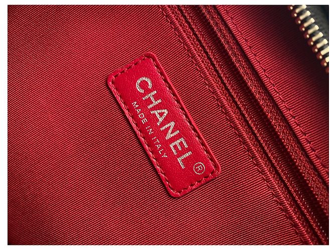 Borsa Chanel Gabrielle in pelle nera Nero - vista 3