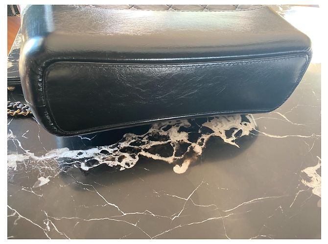 Borsa Chanel Gabrielle in pelle nera Nero - vista 4