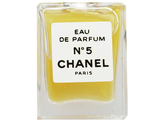 Chanel Gold Chanel No.5 Perfume Bottle Necklace Black Golden - view 3
