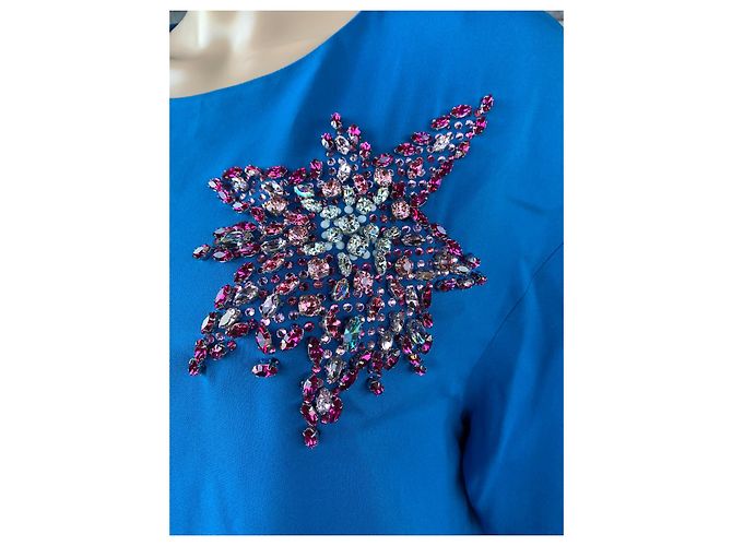 Philipp Plein Boom Boom Kleid Blau Viscose - Ansicht 2