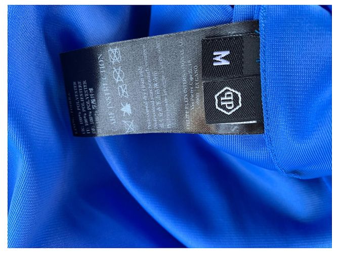 Philipp Plein Boom Boom Kleid Blau Viscose - Ansicht 8