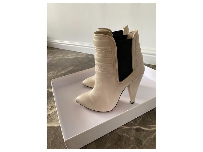 Iro Lederstiefel Creme Roh - Ansicht 2