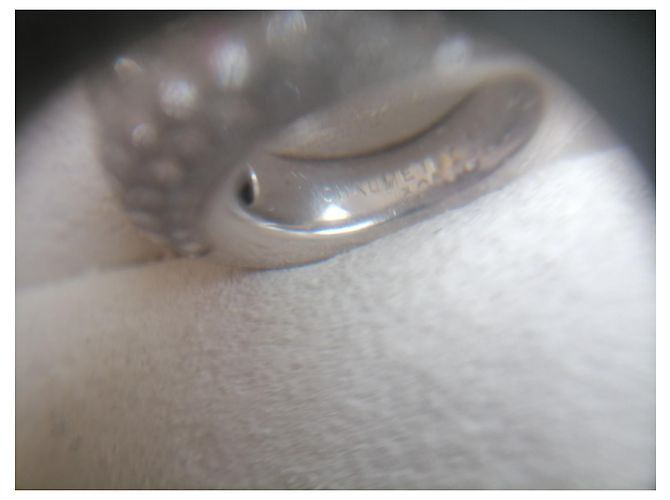 Anello a Cerchio Chaumet in Oro Bianco e Diamanti Argento - vista 4