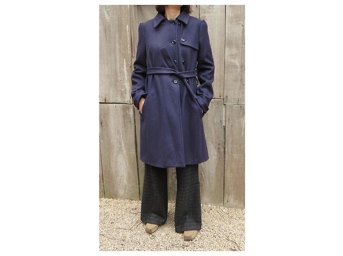 Abrigo Miu Miu perfecto estado t 40 Púrpura - vista 2