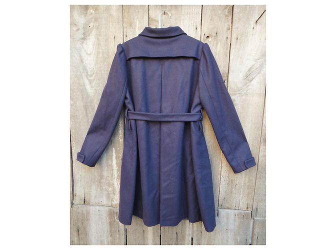 Abrigo Miu Miu perfecto estado t 40 Púrpura - vista 5