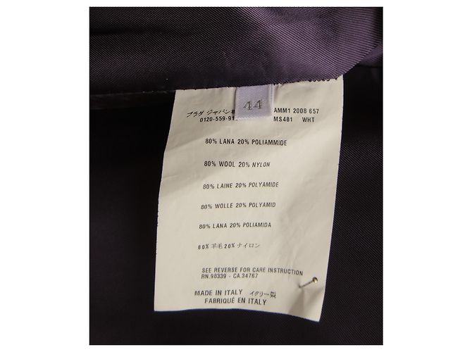 Abrigo Miu Miu perfecto estado t 40 Púrpura - vista 6