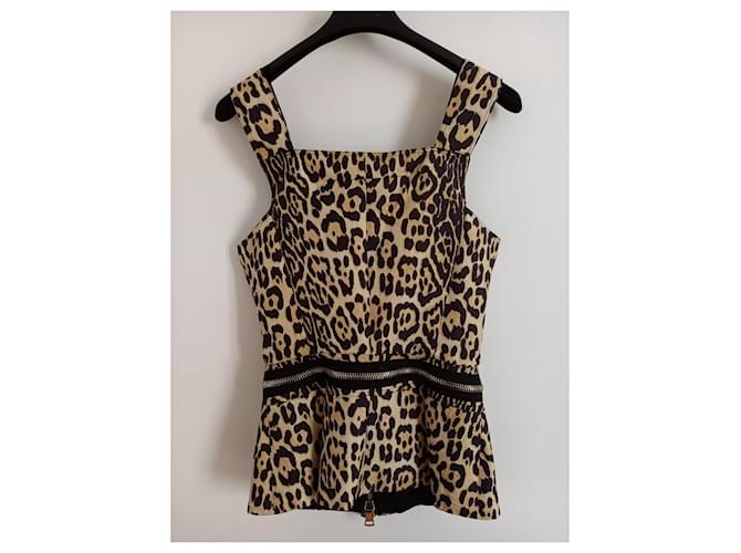 Top Givenchy con Estampado Leopardo de Seda y Viscosa Estampado de leopardo - vista 2