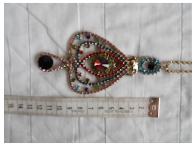 Collana lunga con pendente Weekend MAX MARA Multicolore Bronzo - vista 6