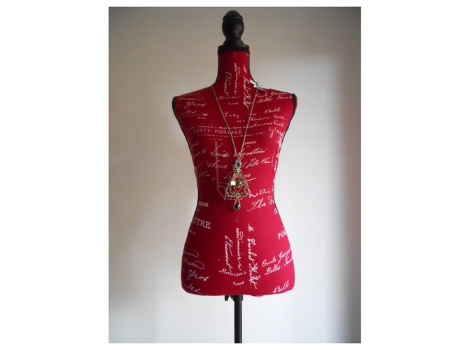 Collana lunga con pendente Weekend MAX MARA Multicolore Bronzo - vista 9