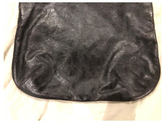 Yves Saint Laurent Sac Metropolis borsa in pelle marrone scuro - vista 6