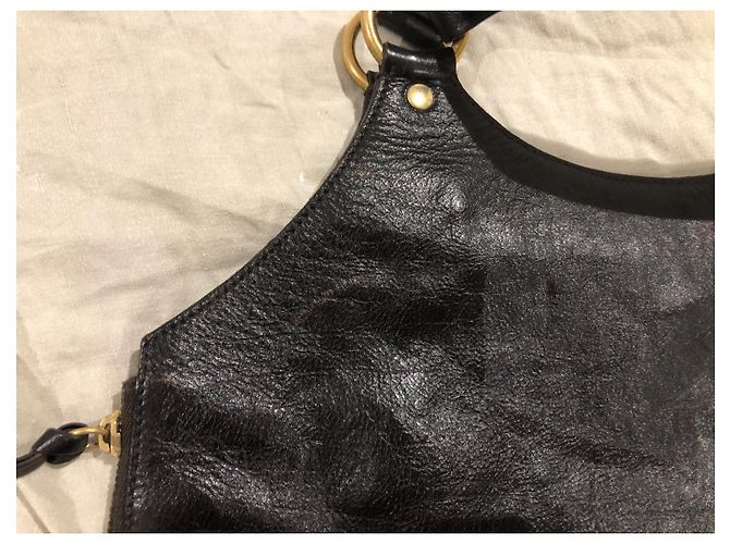 Yves Saint Laurent Sac Metropolis borsa in pelle marrone scuro - vista 7