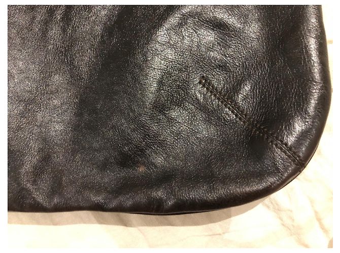 Yves Saint Laurent Sac Metropolis borsa in pelle marrone scuro - vista 9