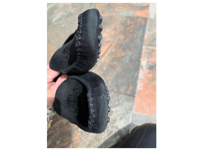 Ballerine Philipp Plein in scamosciato nero - vista 7