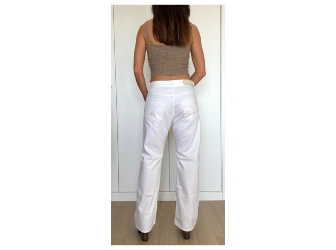 Louis Vuitton Jeans Bianco - vista 11