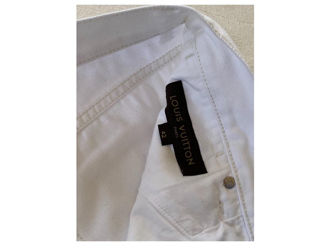 Louis Vuitton Jeans Bianco - vista 5