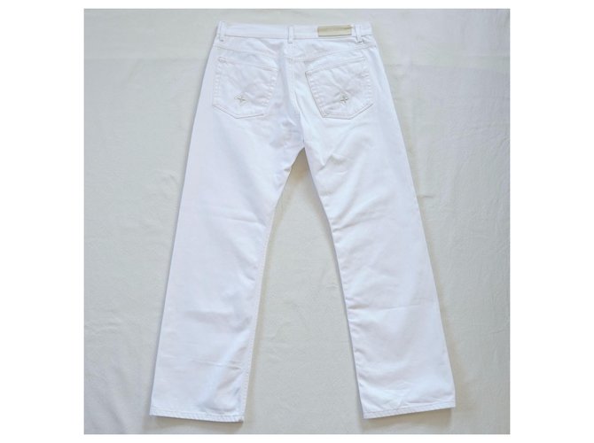 Louis Vuitton Jeans Bianco - vista 6