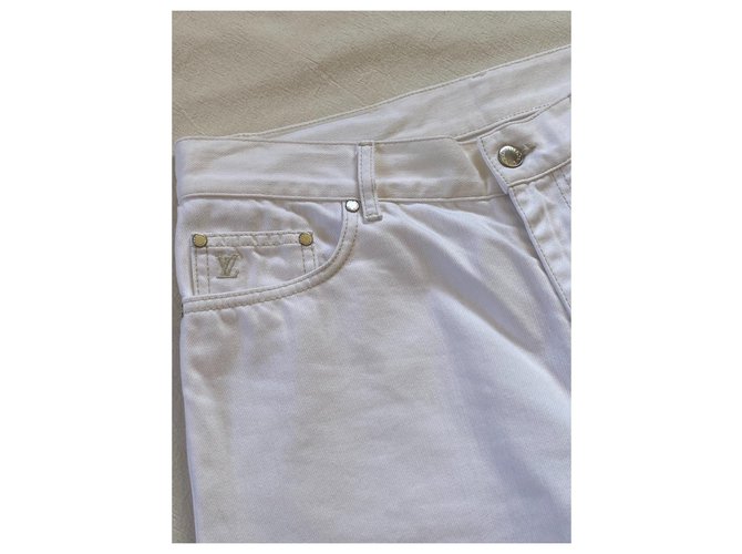 Louis Vuitton Jeans Bianco - vista 9