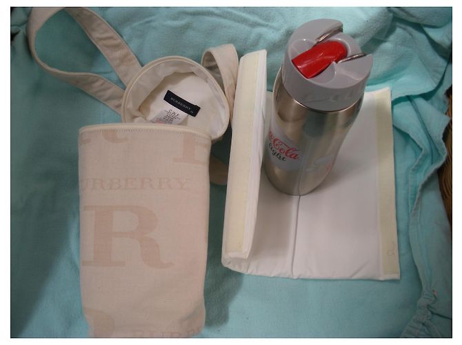 Funda para botella de agua Burberry de tela - vista 3