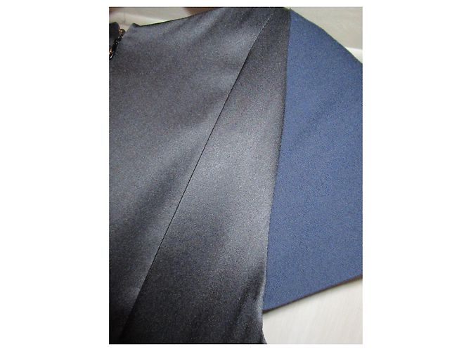 Vestido Chanel azul de rayón - vista 3